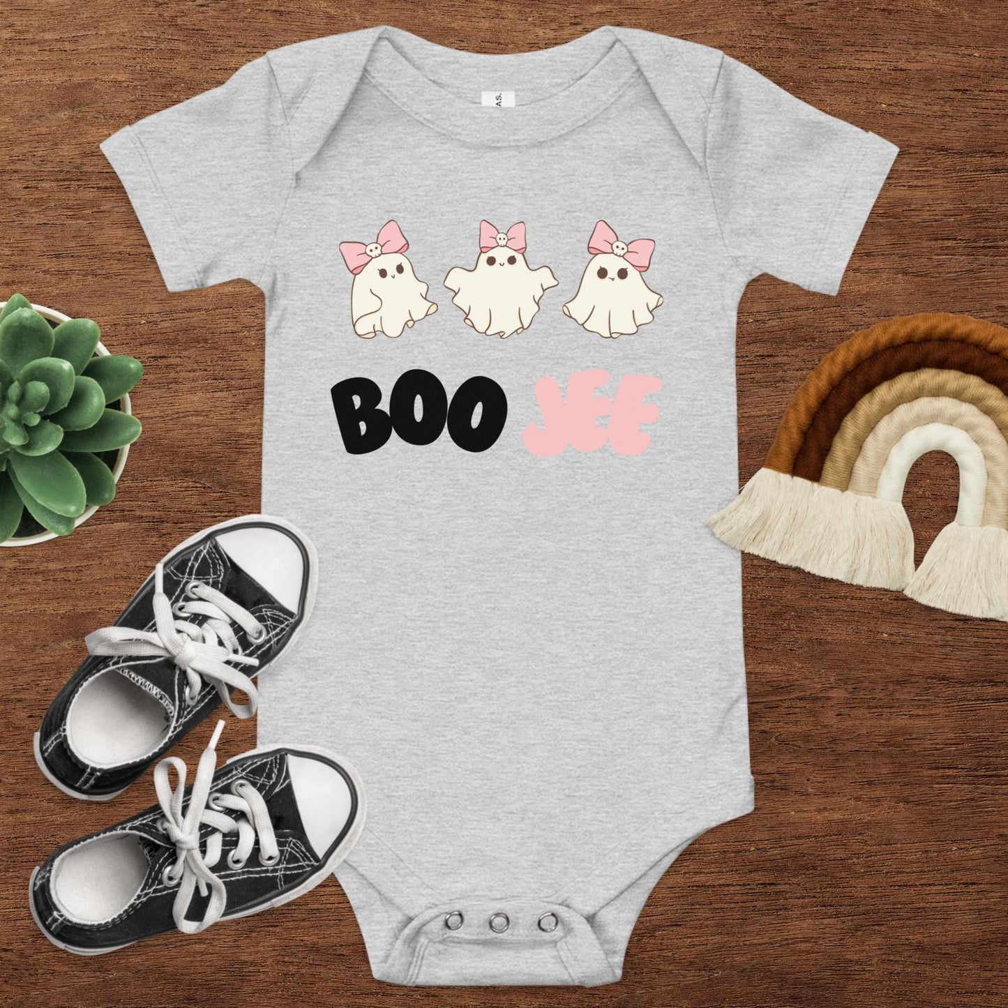 Boo-tifully Boo-Jee Baby Onesie