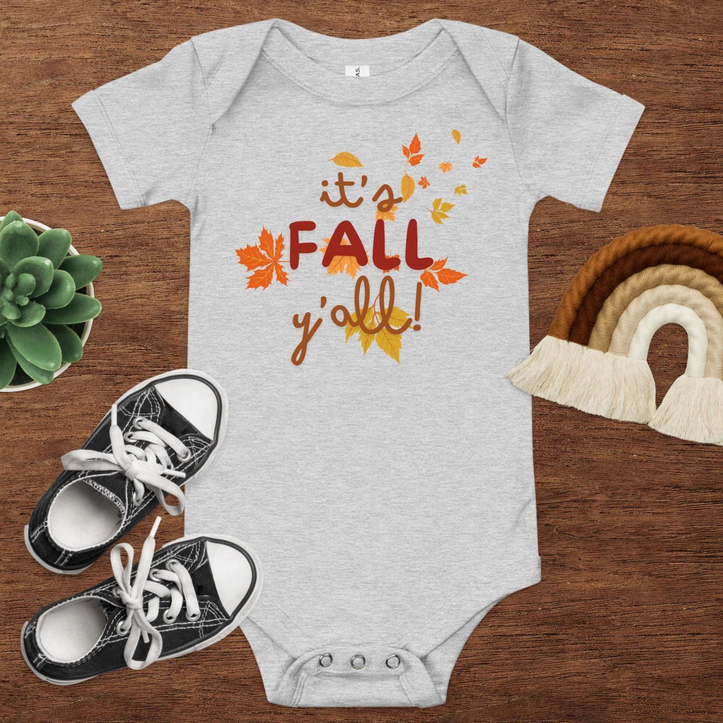 Falling For Autumn Baby Onesie