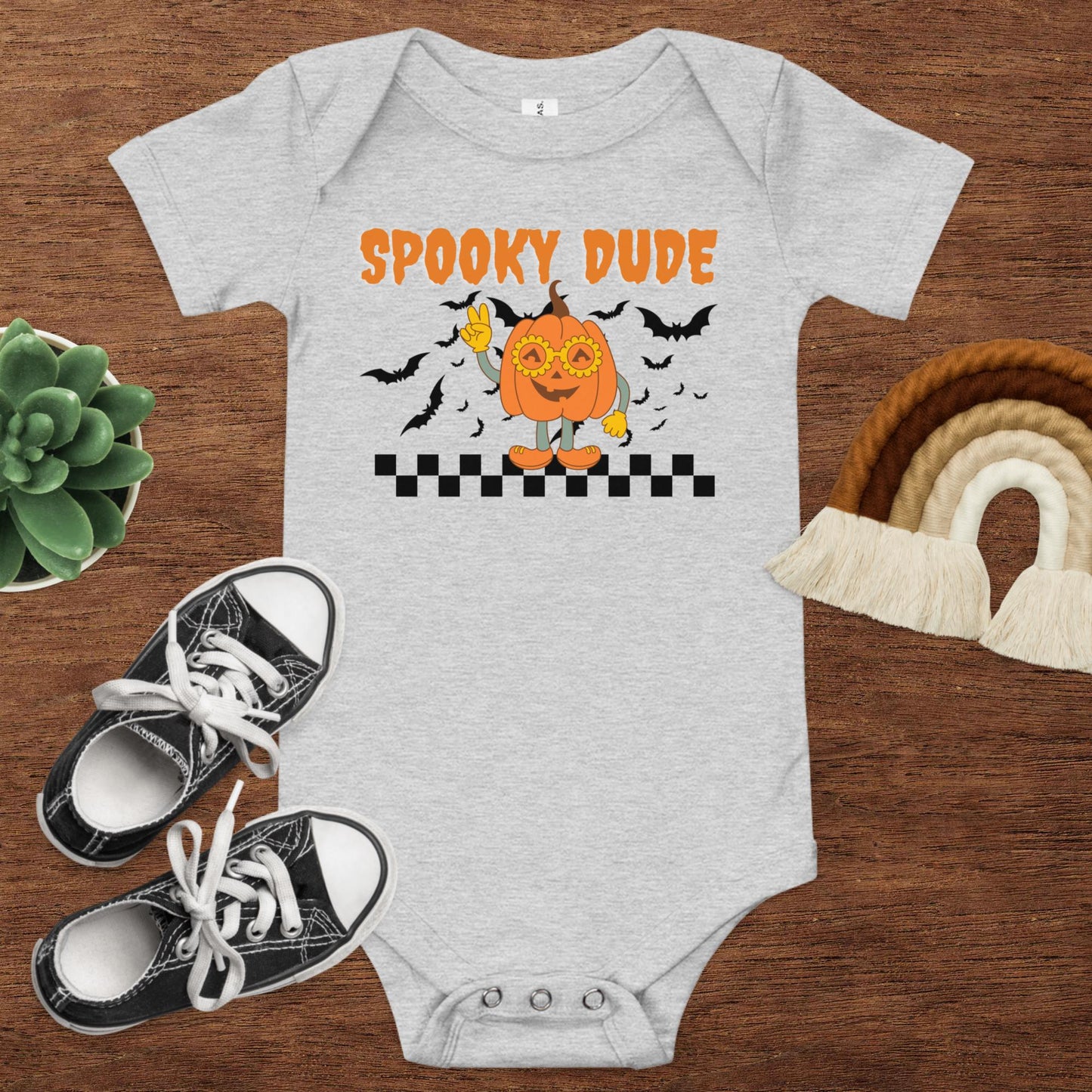 Jack O Dude Baby Onesie