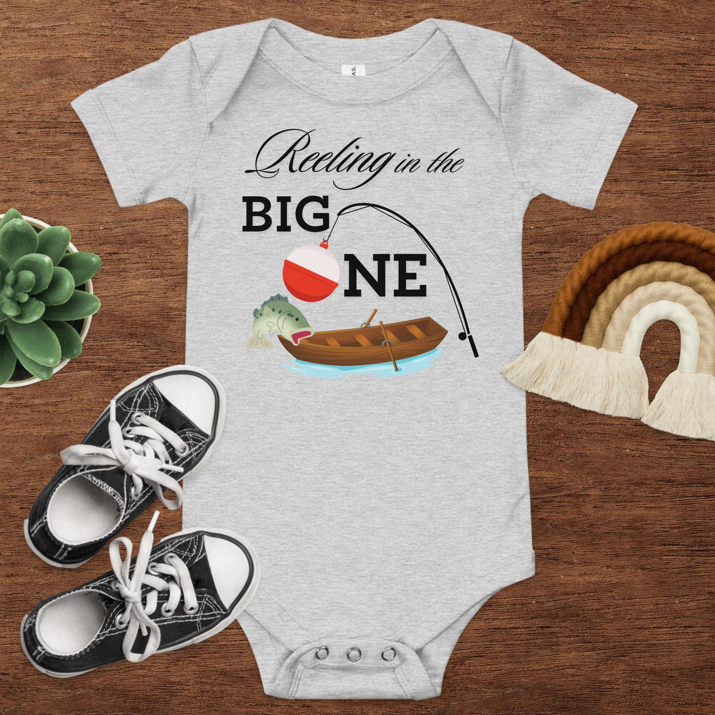 One Big Catch Baby Onesie