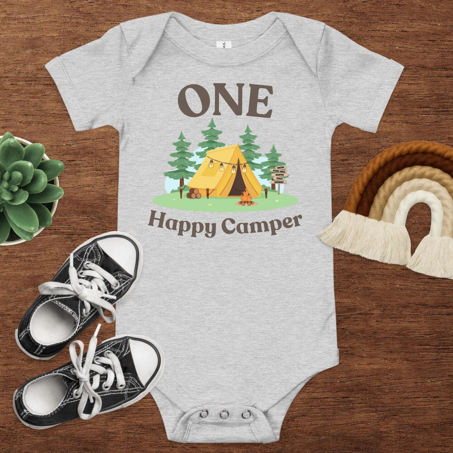 Trailblazing One-der Baby Onesie
