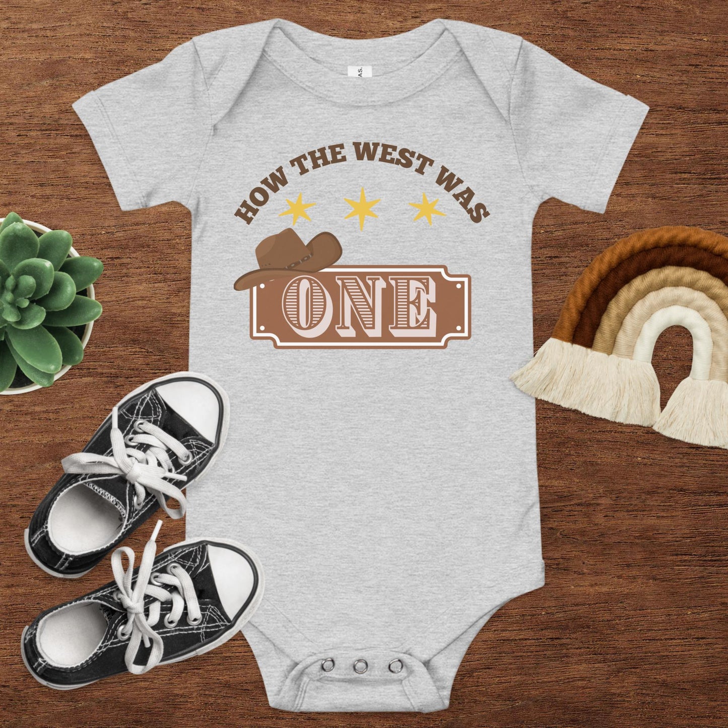 Western One-der Baby Onesie