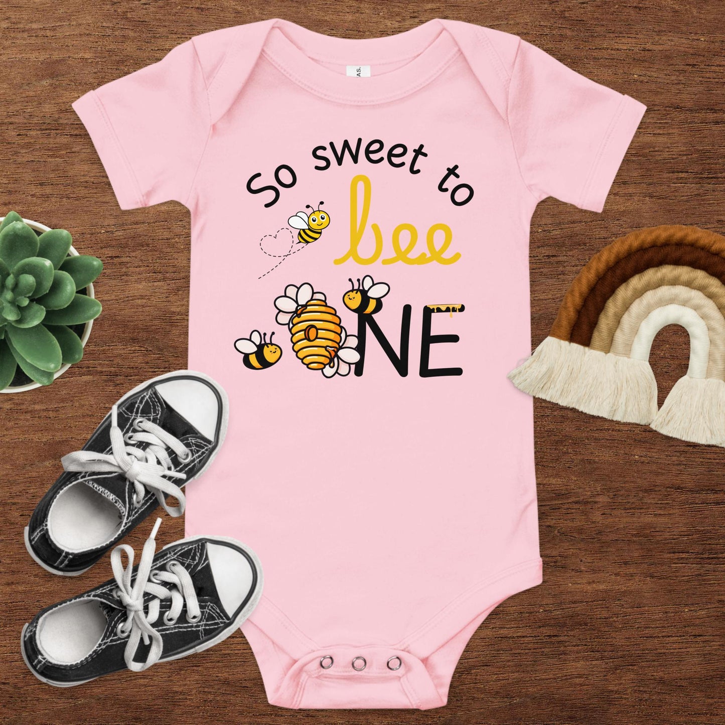 Buzzing Into One Baby Onesie