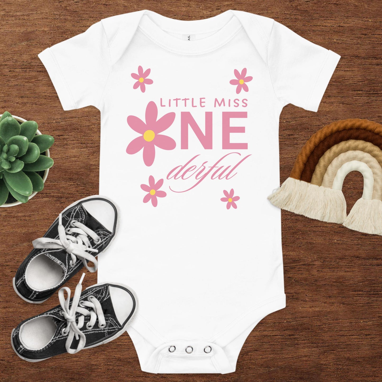 Blooming One-der Baby Onesie