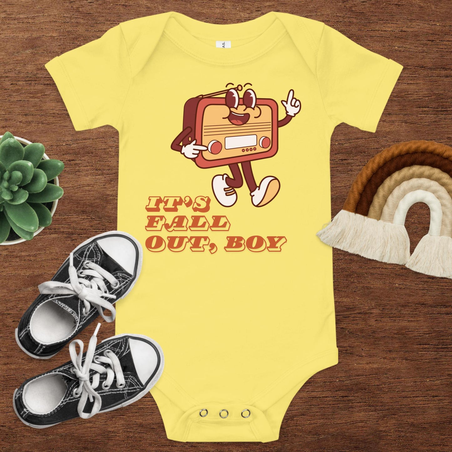 Lil' Fall Rocker Baby Onesie