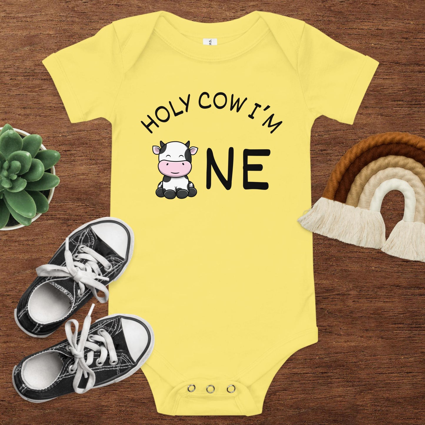 Moo-vin' To One Baby Onesie